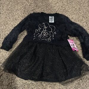Disney Minnie Mouse Sparkling Black dress